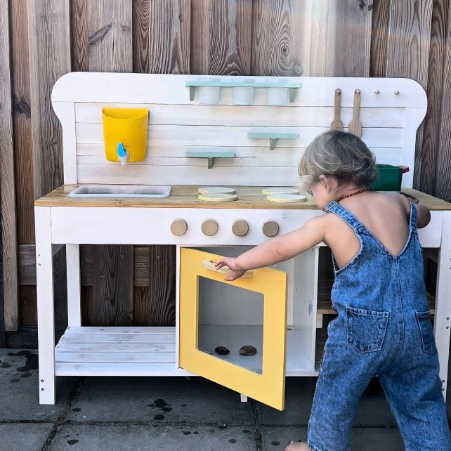 Fairy Potion Mud Kitchen Play Ideas for Backyard Pretend Play