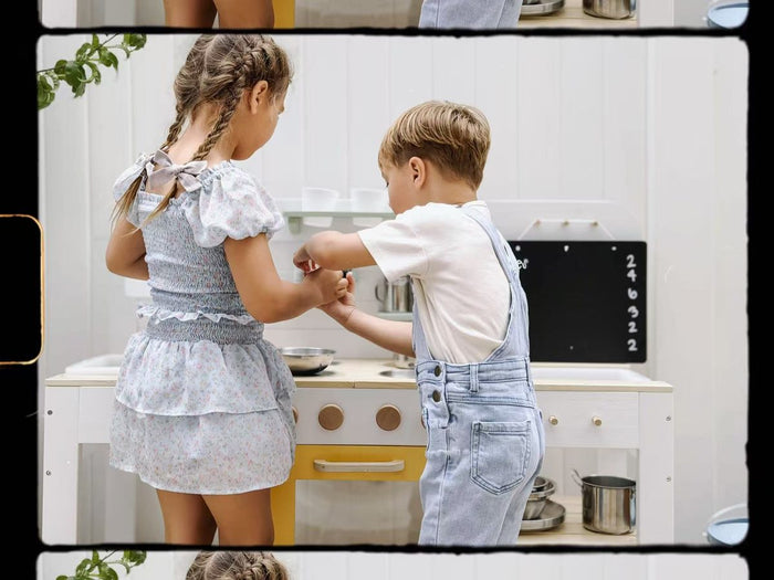 Ice Cream Mud Kitchen Play Ideas for Backyard Pretend Play