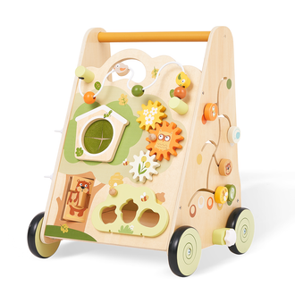 Forest Friends Wooden Baby Walker Montessori Ages 1-3 - Giant Bean