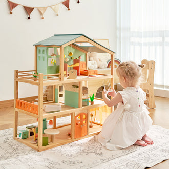 Giant Bean® Modern Candy Wooden Dollhouse